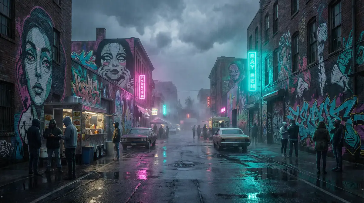 小玲和公第八章 - 雨夜壁画街